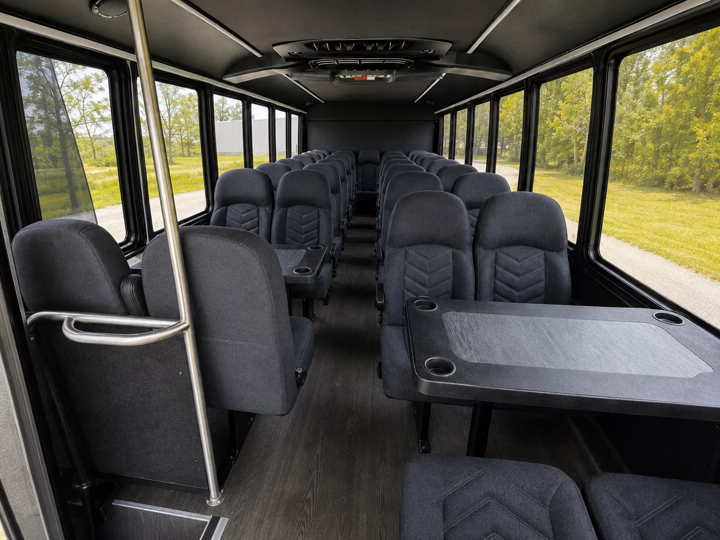 15 passenger minibus inside