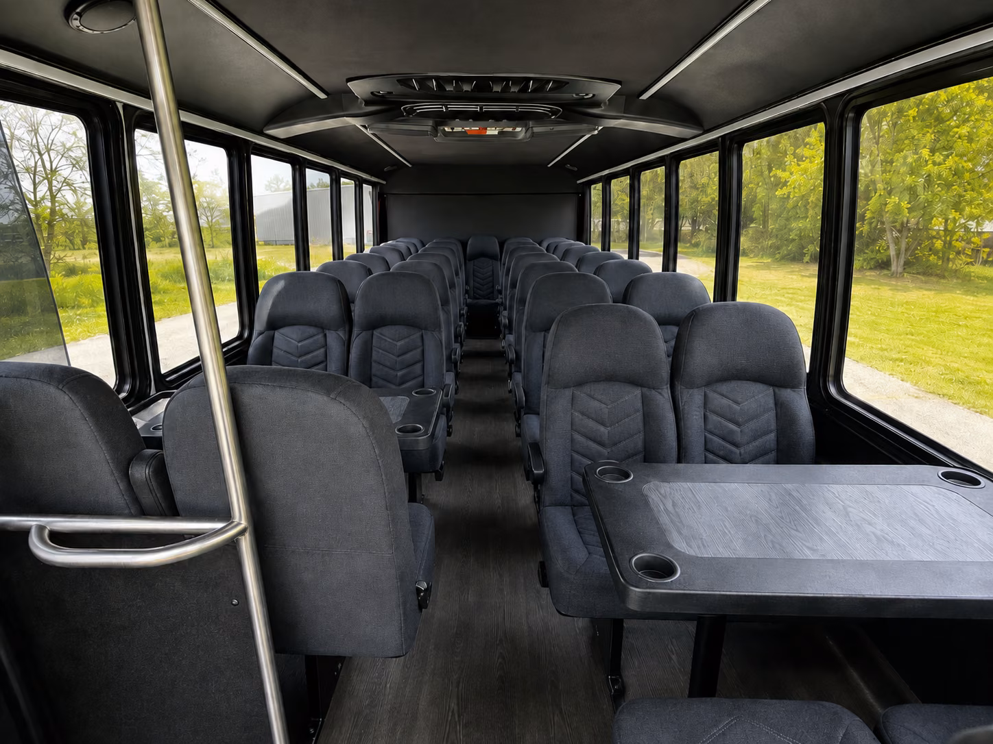 20 passenger minibus interior