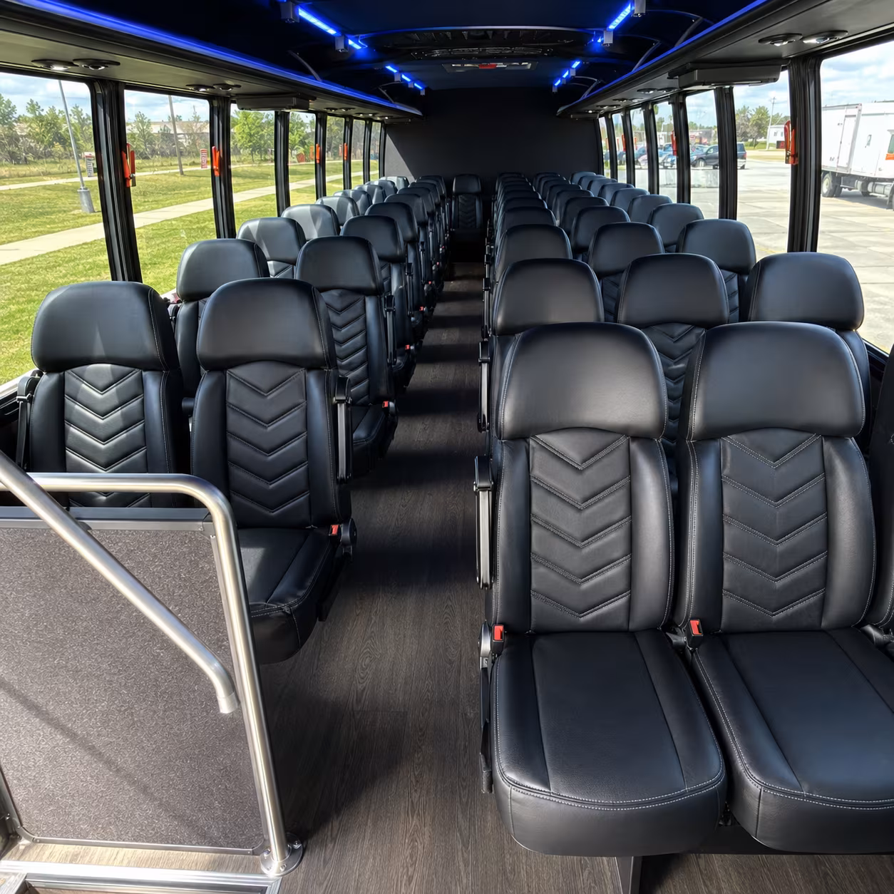 28 passenger minibus inside