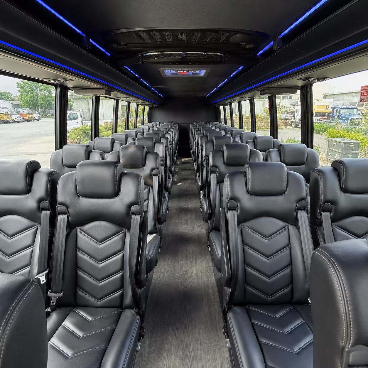 30 passenger minibus interior