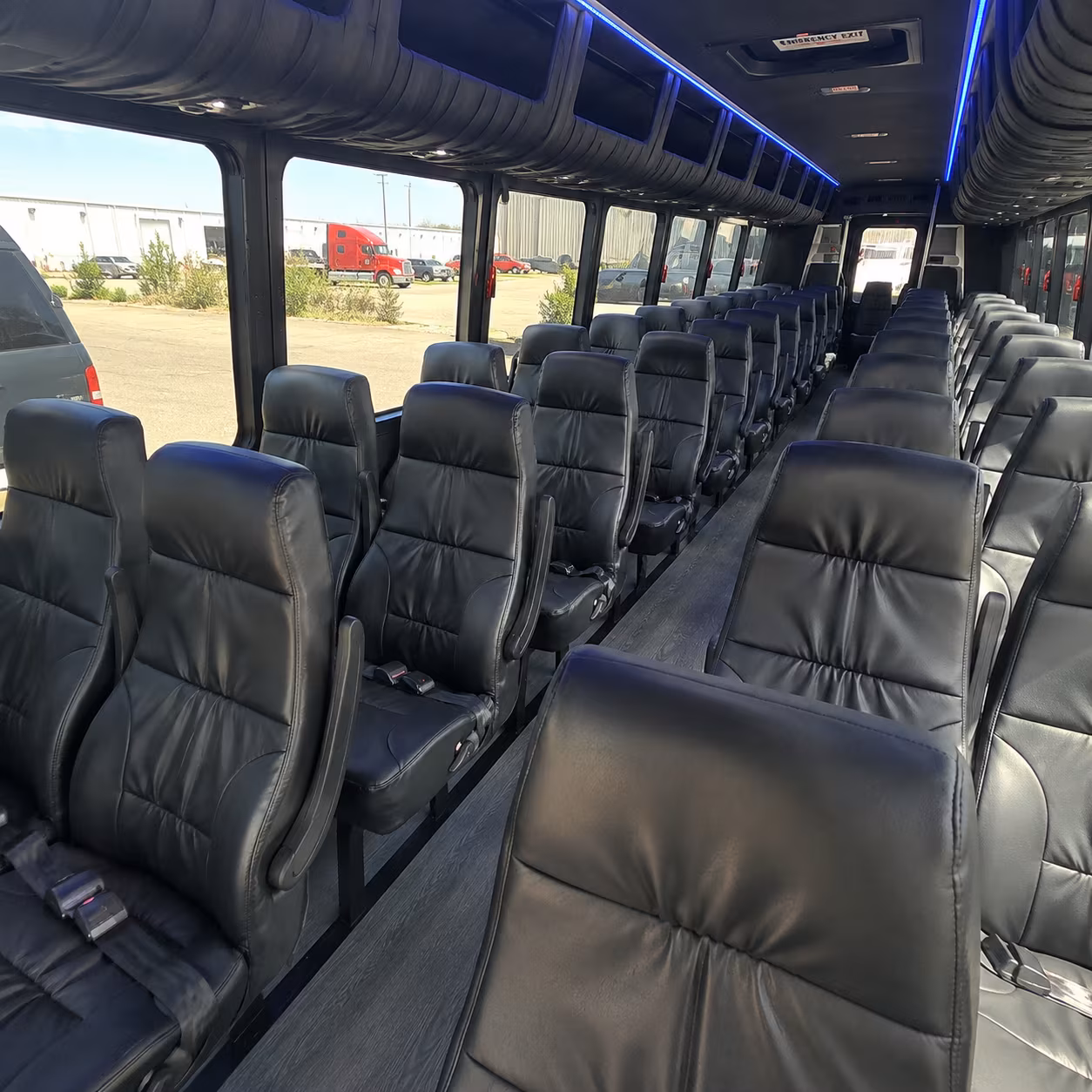 airport transfer buses for out of town wedding guests