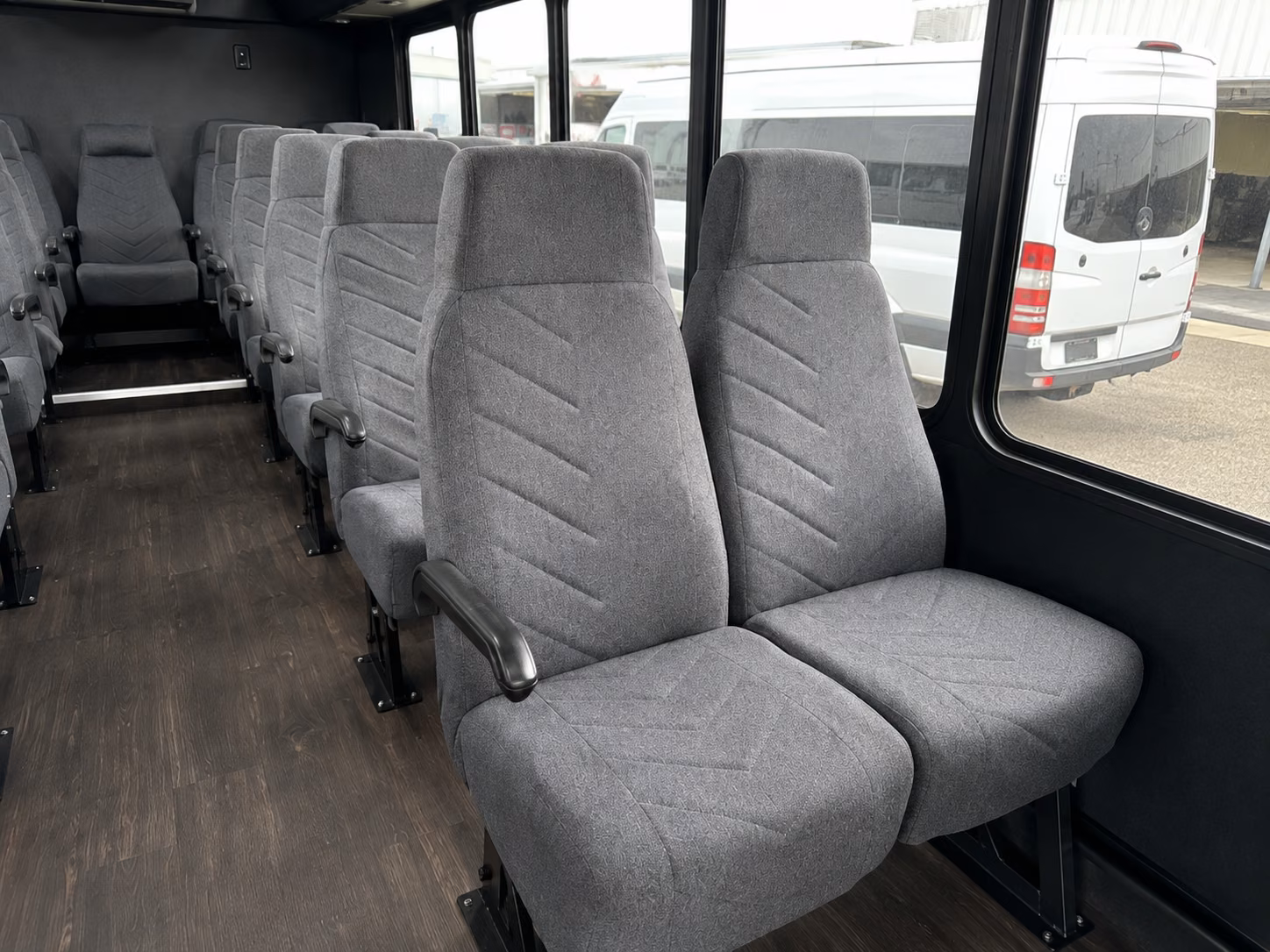 broomfield 20 passenger minibus inside