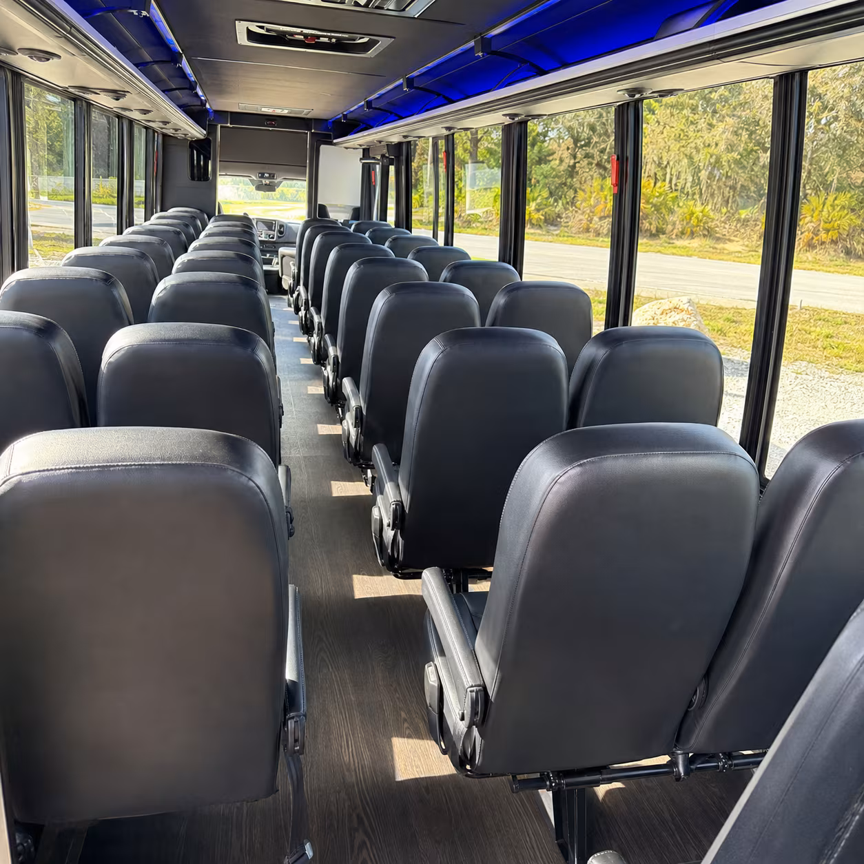 broomfield 25 passenger minibus inside