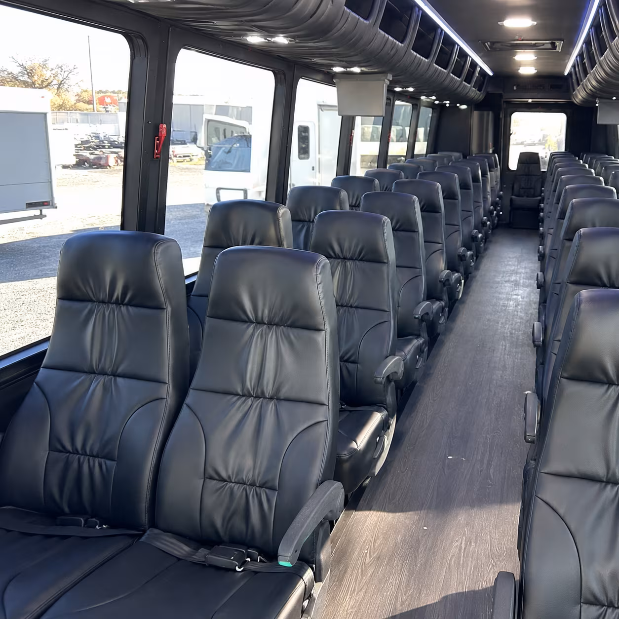 broomfield 30 passenger minibus inside