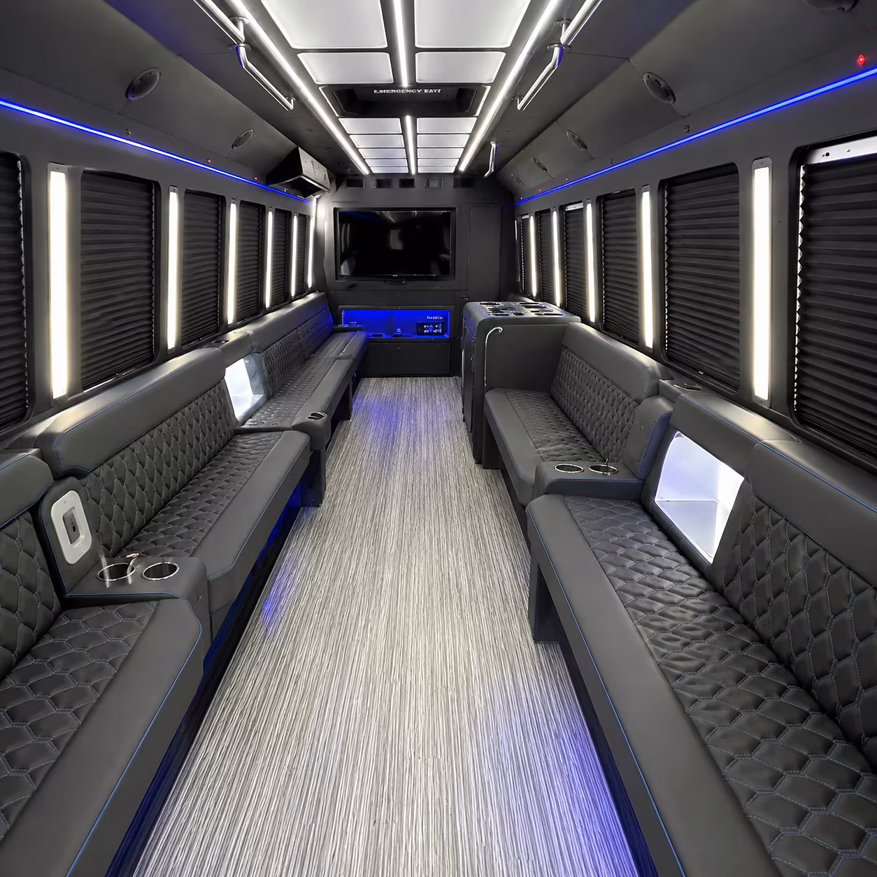 broomfield party bus interior