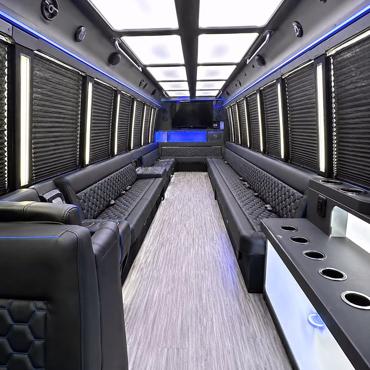 broomfield party bus rental interior