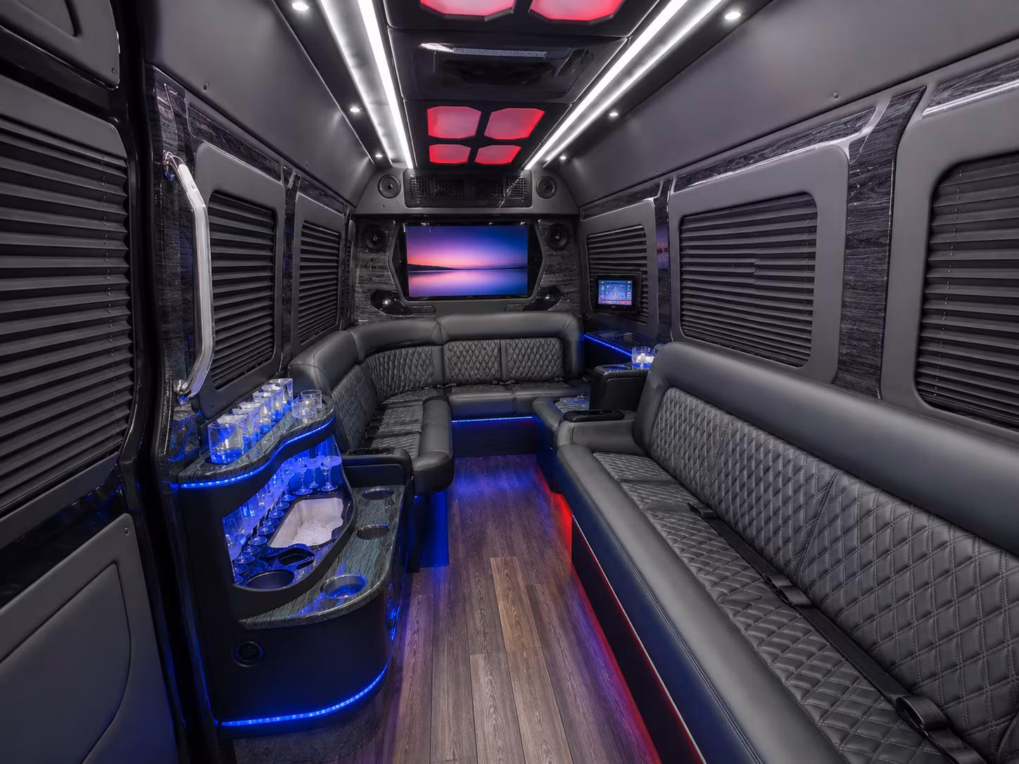 broomfield sprinter limousine inside