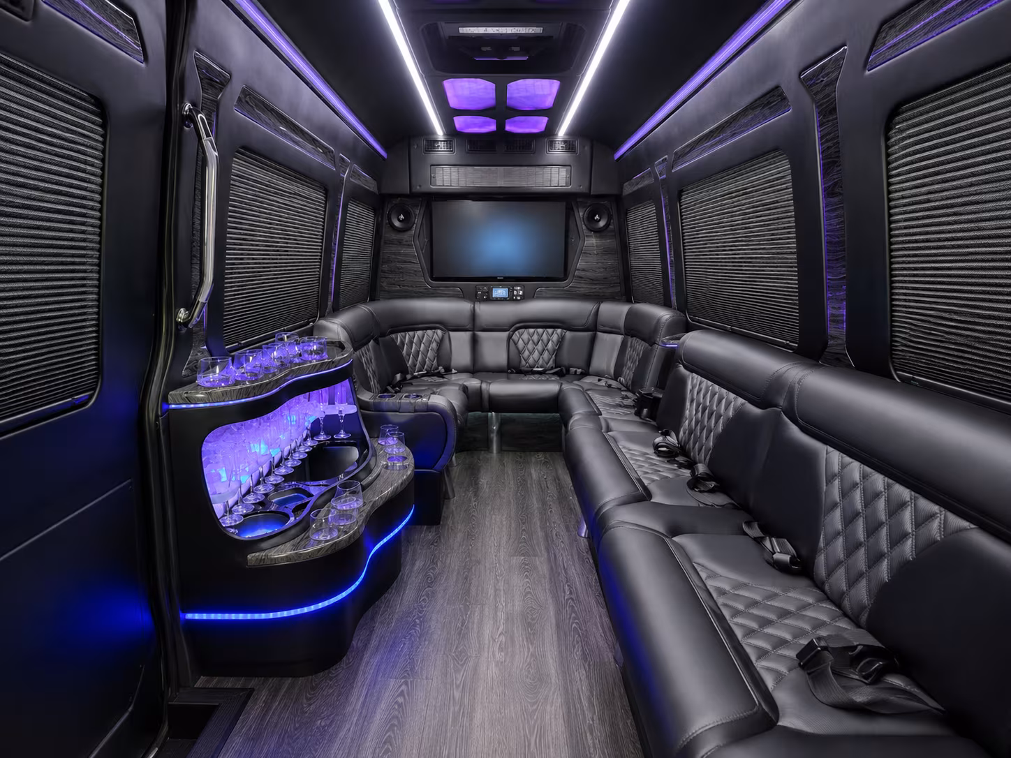 broomfield sprinter limousine interior