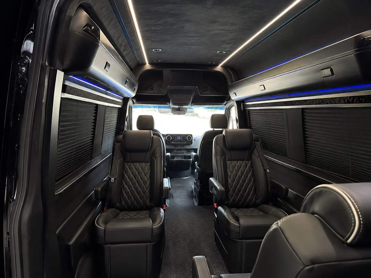 broomfield sprinter van with driver interior