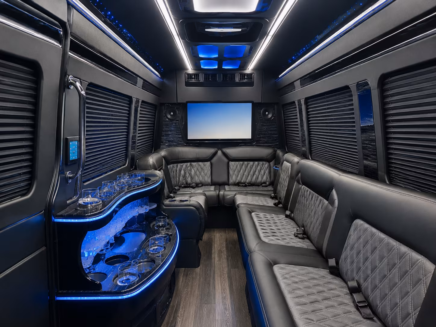 bus rentals for ball arena concerts and events in denver