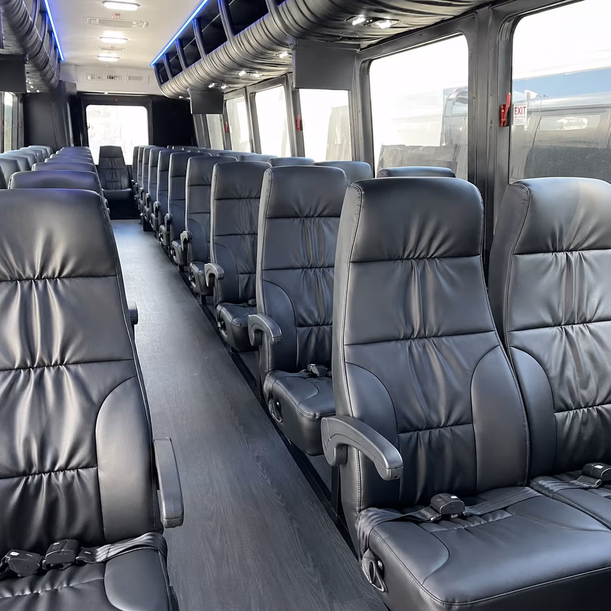 charter buses for broomfield mountain venue weddings