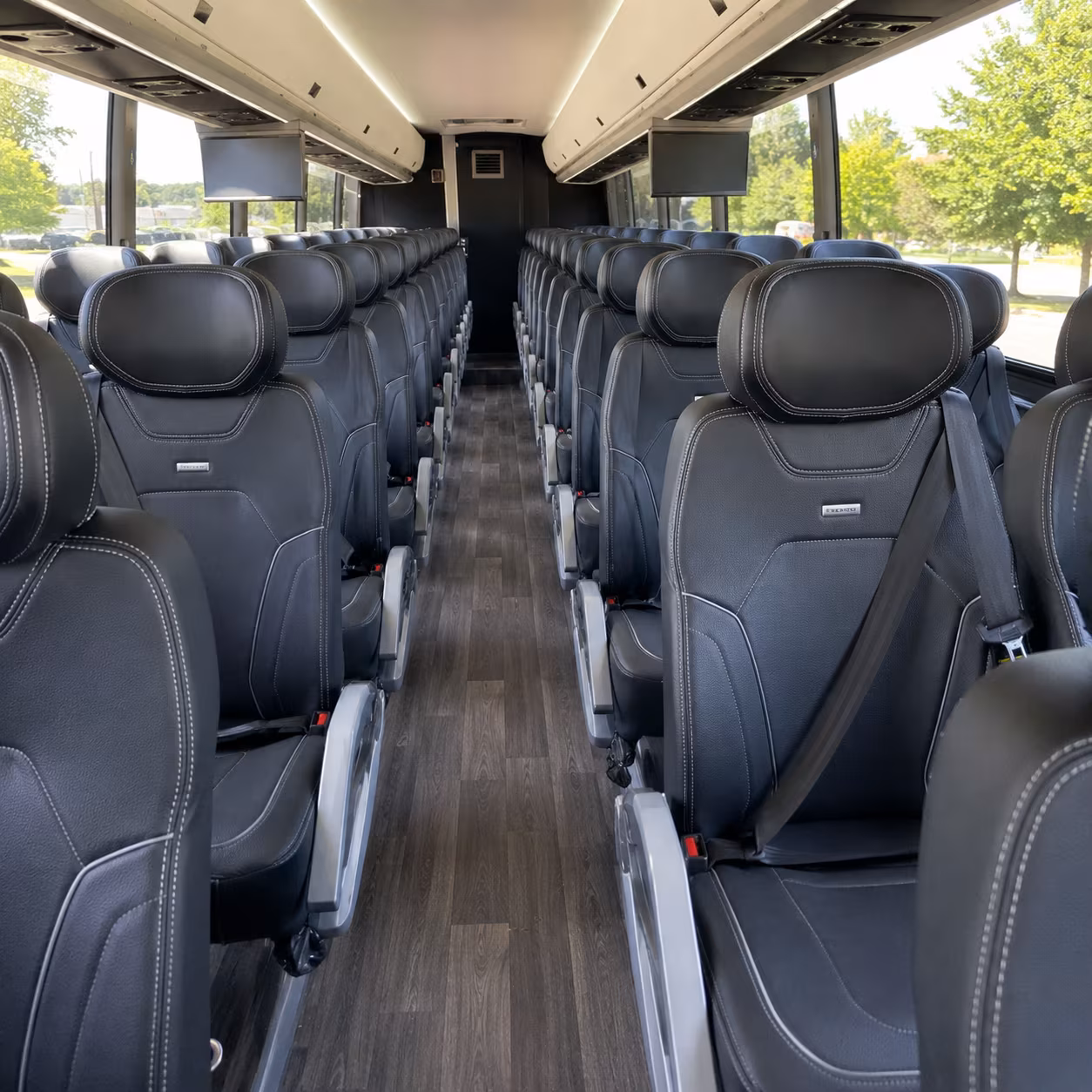 corporate conference charter bus rental