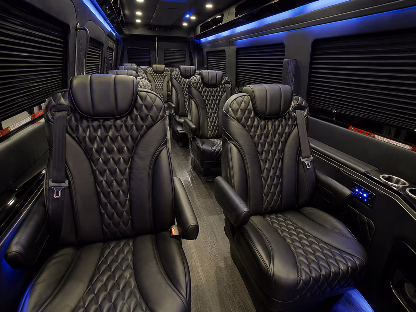 sprinter van with driver inside